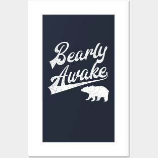 Funny Sleep deprived Christmas Pajamas Bear T-Shirt for Bear Lovers Posters and Art